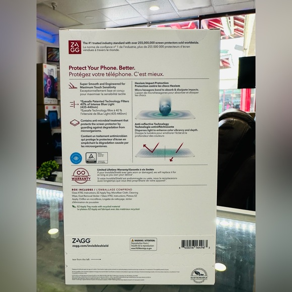 ZAGG InvisibleShield Glass XTR2 For Apple iPhone 14 Pro Max 6.7" Brand New ! - Picture 2 of 2